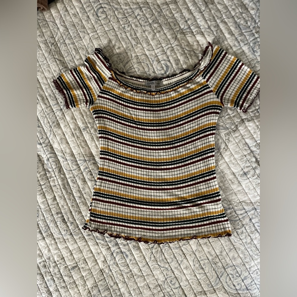 Charlotte Russe - Crop top - size M, (strips)